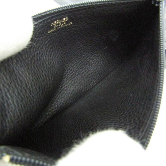 HERMES Black Leather Wallet - Picture 5 of 15